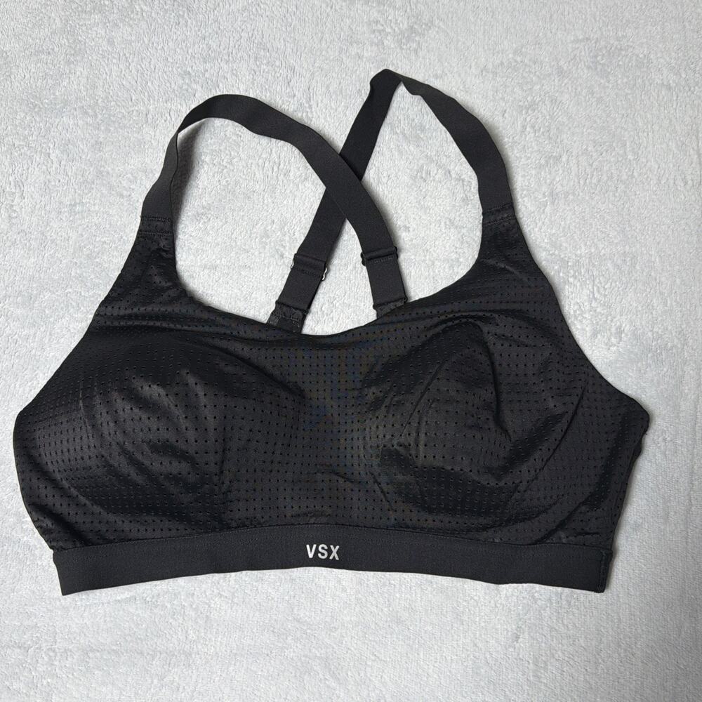 Victoria’s Secret VSX Black Breathable Mesh Sports Bra - Size 36C